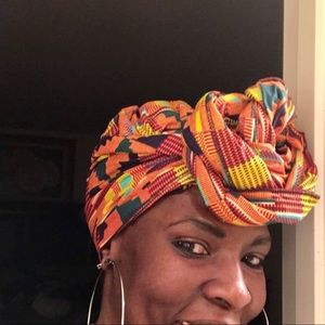 African print head wraps 72x22